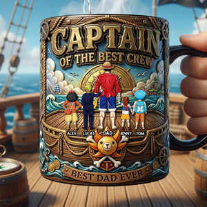 Captian Of The Best Crew Magic Coffee Mug - Personalized Gifts For Dad 02TODT120526