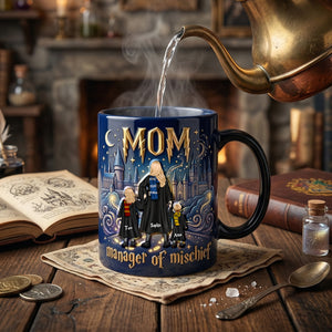Fantasy School Mom Color Changing Ceramic Coffee Mug - Personalized Gifts For Mother's Day Heat Changing Mug 05NATN240326