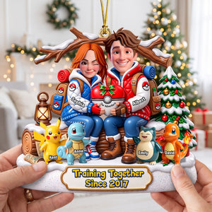 Training Master Couple Ornament - Personalized Gifts For Family 06QHQN290826