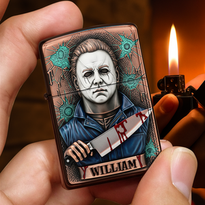 Creepy Movie Characters Lighter - Personalized Gift For Horror Fans 04NALU180825