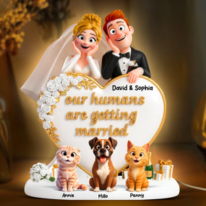 Wedding Couple Light Box – Personalized Gifts For Pet Lovers 05toqn051125