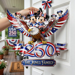 Fun Family On Eagle Wings Acrylic Sign - Personalized Decor Gifts For Family 02qhta020626