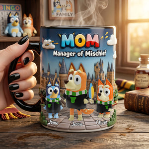 Fantasy Adventure Mom & Kids Heat Changing Mug - Personalized Gift For Moms 03huta250426