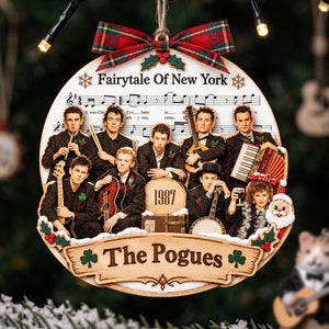 The Pogues Christmas Song Ornament - Personalized Gifts For Music Lovers 04HUTA231026
