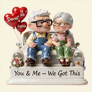 Old Couple Acrylic Plaque - Personalized Gifts For Couple 01TODT190126