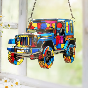 Dazzling Adventure Car Suncatcher - Personalized Gifts For Off-road Lovers 03TGPU080725
