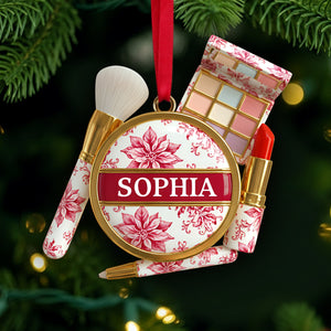 Makeup Kit Christmas Ornament - Personalized Gifts For Makeup Lovers 05PGLU131025