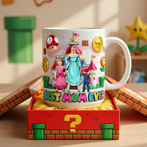 Super Mom Power Up Mug – Personalized Gift for Mom 01OHDT100426