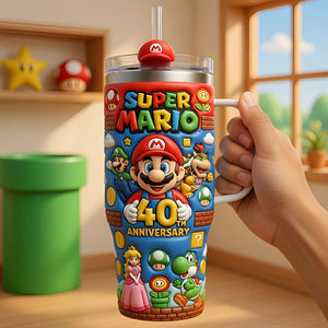 Gamer Legend Anniversary Handle Tumbler - Personalized Anniversary Gifts 05TGDT130426