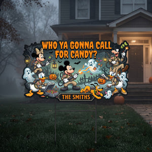 Sweet Treat Squad Yard Sign - Personalized Halloween Gift For Family 03HAQN100826