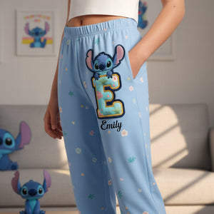 Alphabet Cute Creature Pajama Pants - Personalized Gifts 03kiqn051225
