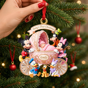 Newborn’s First Christmas Ornament - Personalized Christmas Gifts 07nadh091026