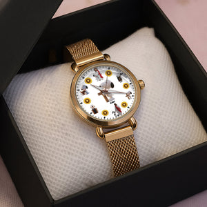 Personalized Gifts For Jesus Lovers Mesh Strap Quartz Watch 02natn170525