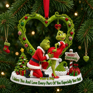 Festive Trouble Couple Ornament - Personalized Christmas Gifts For Couple 06ohlu150926