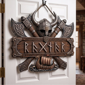 Viking Style Acrylic Sign - Personalized Gifts For Warriors 04NATN100726