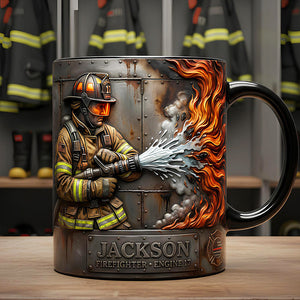 Firefighter Tribute Mug Personalized Gifts For Firefighter 02TODT041225