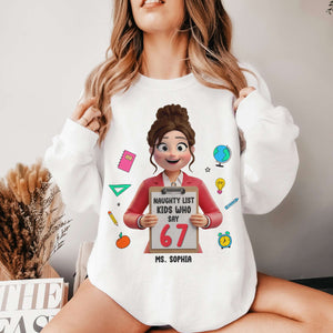 Funny Teacher 2D Shirt - Personalized Gifts For Teachers 01NATN211125