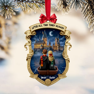 Eternal Love Journey Ornament - Personalized Gift For Couples 04HULU231025