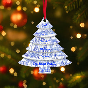 Family Christmas Tree Ornament Personalized Gifts For Family 03NATA230825