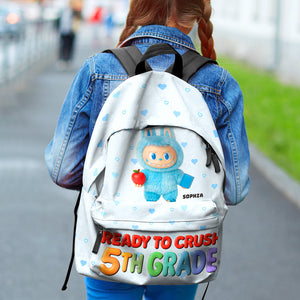 Cute Monster Backpack Personalized Gifts For Kids 03pgtn010825-Homacus
