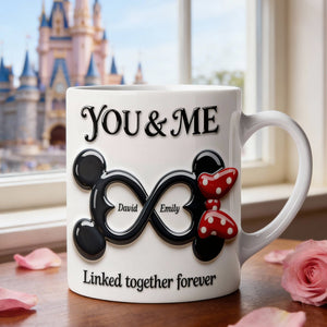 Linked Together Coffee Mug - Personalized Gifts For Couples 06TOQN300126