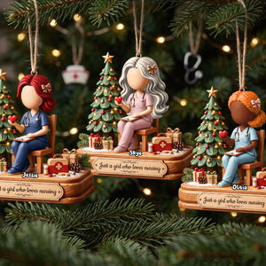 Nurse On Duty Acrylic Ornament - Personalized Christmas Gift For Nurses 02PGTA151026