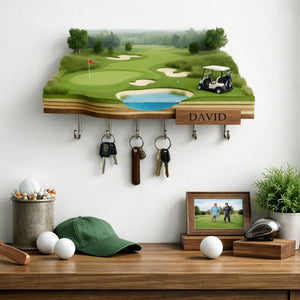 Golf Acrylic Key Hanger - Personalized Gifts For Golfers 01kilu201225