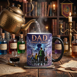 Fantasy Adventure Dad & Kids Heat Changing Mug - Personalized Gift For Dads 05natn170426