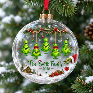 Family Ornament - Personalized Gifts For Family Christmas Ornament 03OHTN040926