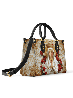 Catholight Lady of Fatima Elegance Leather Bag