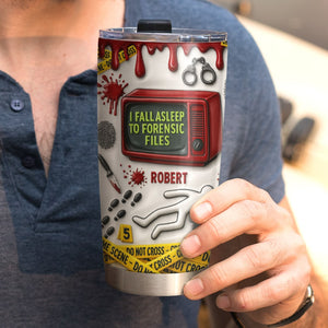 Crime Scene Tumbler, Personalized Gifts For True Crime Fans 03totn090825