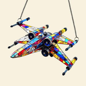 Spaceship Suncatcher - Personalized Gifts For Galaxy Lovers 05tgtn040825