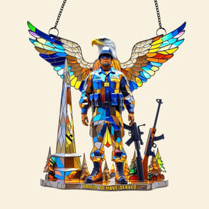 Veteran Suncatcher - Personalized Gifts For Veteran 02tgtn040825