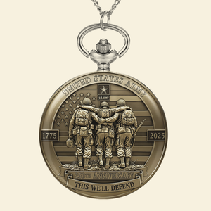 Anniversary Pocket Watch - Gift For Army 04OHPU300625