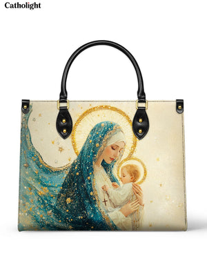 Catholight Divine Mother’s Embrace Leather Bag