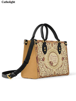 Catholight Strength in Grace Leather Bag