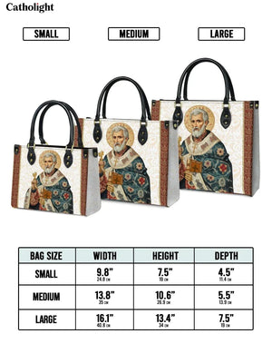 Catholight Saint Peter Reverence Leather Bag
