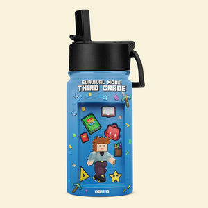 Pixel School Gear Personalized Gifts For Kid Tumbler 03tgtn220725 - Tumbler Cup - GoDuckee