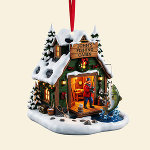 Fishing Man Ornament - Personalized Gifts For Fishing Lovers 03ohta140825 - Ornament - GoDuckee