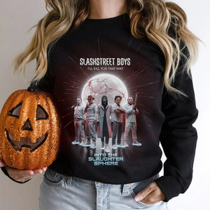 Slasher Boy Band Shirt, Halloween Gifts For Horror Fans 03qhdt230825