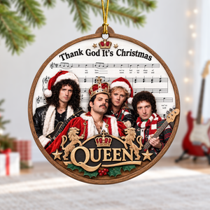 Queen Rock Band Christmas Ornament - Personalized Gifts For Music Lovers 04huqn231026