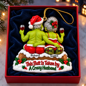Taken Butt Old Couple Ornament - Personalized Gifts For Couple 06toqn161026