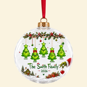 Family Ornament - Personalized Gifts For Family Christmas Ornament 03OHTN040926