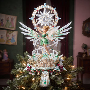 Winter Fairy Acrylic Christmas Tree Topper - Personalized Gifts For Christmas 02halu020926
