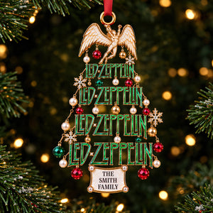 Led Zeppelin Rock Legends Christmas Ornament - Personalized Gifts For Music Lovers 03nadt131026
