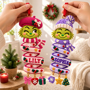 Crochet Christmas Ornament With Name - Personalized Gifts For Christmas 02tytn091026