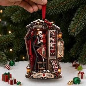 Spooky Couple Acrylic Ornament - Personalized Christmas Gifts For Couple 04halu210926
