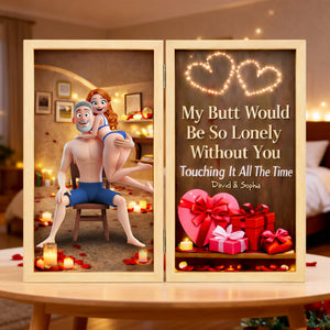 Romantic Naughty Couple Acrylic Plaque - Personalized Gifts For Couples 02OHLU020226