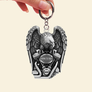 Fierce Motorcycle Engine Keychain - Personalized Gifts For Bikers 04qhtn120625