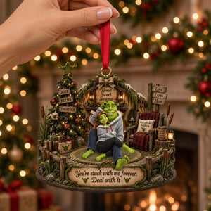Sweet Swamp Christmas Ornament - Personalized Gifts For Couple 05totn250926